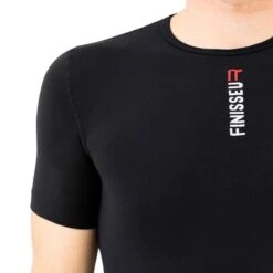 Finisseur Micromesh Short Sleeve Base Layer Top Black -Nordis Camping Shop 1 micromesh manga corta negro