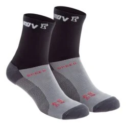 Inov-8 Speed ??Sock High Black Socks (two Pairs)