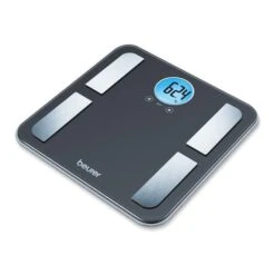 Beurer BF 195 Glass Diagnostic Bathroom Scale With LCD Display Blue