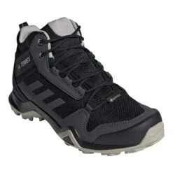 Adidas Terrex AX3 Mid GORE-TEX Hiking Shoes Black Grey Women -Nordis Camping Shop ad ef3365 003