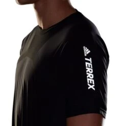 Adidas Terrex Zupahike Short-Sleeved T-Shirt Black -Nordis Camping Shop ad fj9340 006