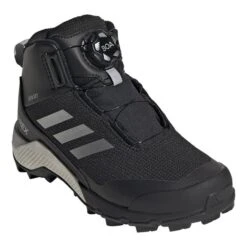 Adidas Terrex Winter MID BOA Boots Black Grey Kids -Nordis Camping Shop ad fu7272 003