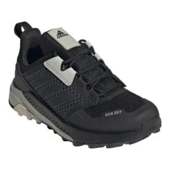 Adidas Terrex Trailmaker RAIN.RDY Trekking Shoes Black Grey Kids -Nordis Camping Shop ad fw9327 003