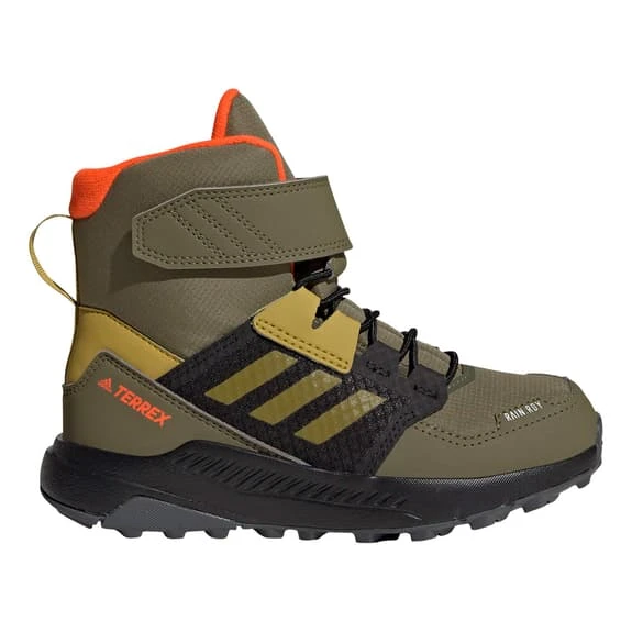 Boots Adidas Terrex Trailmaker High COLD.RDY Dark Green Black Orange Children 1 Boots Adidas Terrex Trailmaker High COLD.RDY Dark Green Black Orange Children