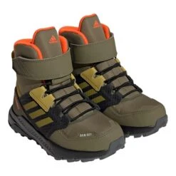Boots Adidas Terrex Trailmaker High COLD.RDY Dark Green Black Orange Children 8 Boots Adidas Terrex Trailmaker High COLD.RDY Dark Green Black Orange Children -Nordis Camping Shop ad gz1174 003