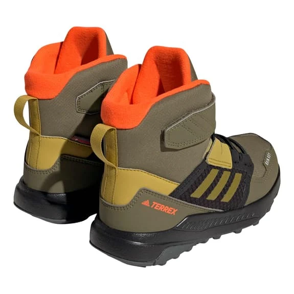 Boots Adidas Terrex Trailmaker High COLD.RDY Dark Green Black Orange Children 4 Boots Adidas Terrex Trailmaker High COLD.RDY Dark Green Black Orange Children - Image 4