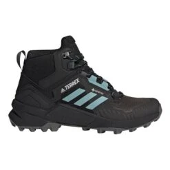 Adidas Terrex Swift R3 Mid GORE-TEX Boots Black Light Blue Women
