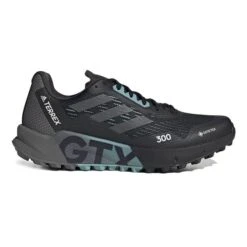 Adidas Terrex Agravic Flow 2 GORE-TEX Trail Running Shoes Black Blue Grey Women