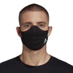 Adidas Badge Of Sport Reusable Mask Black Navy Blue Red (3 Pack) -Nordis Camping Shop ad hf7047 005