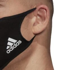 Adidas Badge Of Sport Reusable Mask Black Navy Blue Red (3 Pack) -Nordis Camping Shop ad hf7047 006