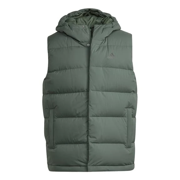 Adidas Helionic Down Gilet Green 1 Adidas Helionic Down Gilet Green