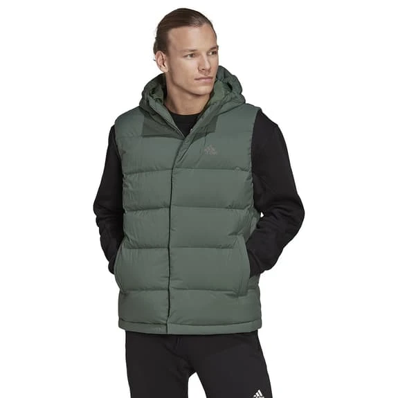 Adidas Helionic Down Gilet Green 2 Adidas Helionic Down Gilet Green - Image 2