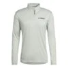 Adidas Terrex Multi Half Zip Long Sleeve T-Shirt Light Blue Black