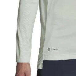 Adidas Terrex Multi Half Zip Long Sleeve T-Shirt Light Blue Black -Nordis Camping Shop ad hi1613 005