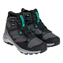 Adidas Terrex Skychaser 2 MID GORE-TEX Shoes Black Grey Blue Pastel Women -Nordis Camping Shop ad hp8710 003