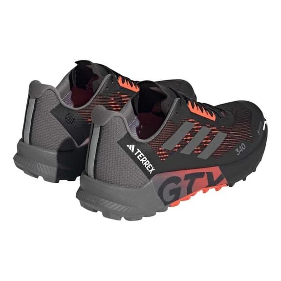 Adidas Terrex Agravic Flow 2.0 GORE-TEX Shoes Black Red 4 Adidas Terrex Agravic Flow 2.0 GORE-TEX Shoes Black Red - Image 4