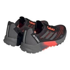 Adidas Terrex Agravic Flow 2 Shoes Jet Black Grey Red -Nordis Camping Shop ad hr1114 004