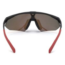 Adidas Competition Aero Lite SP0015 Glasses Shiny Black With Contrast Mirror Red Lenses -Nordis Camping Shop ad sp00150001l 004