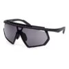 Adidas Competition Aero Pro SP0029-H Glasses Matte Black With Contrast Smoke Lens