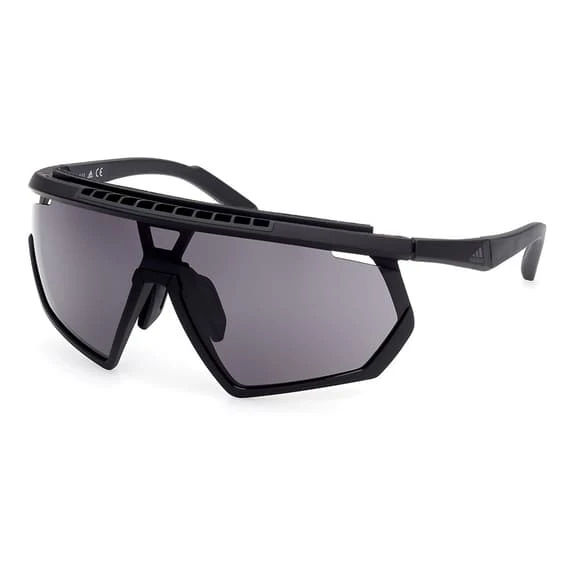 Adidas Competition Aero Pro SP0029-H Glasses Matte Black With Contrast Smoke Lens 1 Adidas Competition Aero Pro SP0029-H Glasses Matte Black With Contrast Smoke Lens