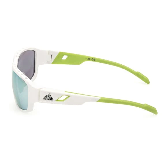 Adidas Sport SP0045 Glasses White With Contrast Mirror Smoke Lenses 2 Adidas Sport SP0045 Glasses White With Contrast Mirror Smoke Lenses - Image 2