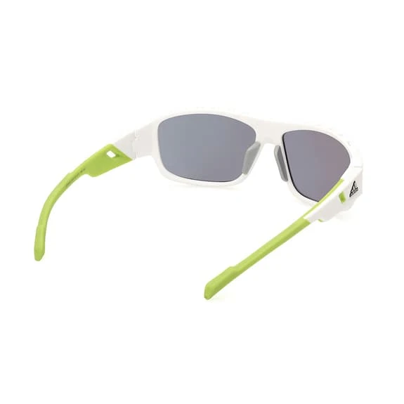 Adidas Sport SP0045 Glasses White With Contrast Mirror Smoke Lenses 5 Adidas Sport SP0045 Glasses White With Contrast Mirror Smoke Lenses - Image 5