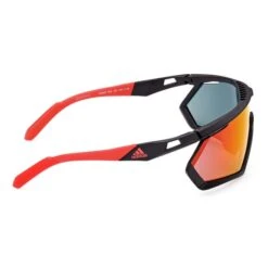 Adidas Sport SP0054 Glasses Matte Black With Contrast Mirror Red Lens -Nordis Camping Shop ad sp0054 02u 006