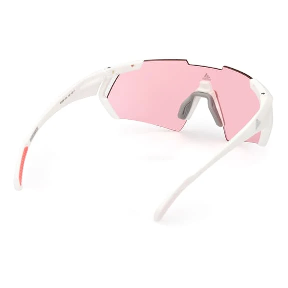 Adidas Sport SP0064 Glasses White With Light Red Mirrored Lens 5 Adidas Sport SP0064 Glasses White With Light Red Mirrored Lens - Image 5