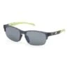 Adidas Sport SP0068 Glasses Grey Lime Green With Grey Polarised Lenses