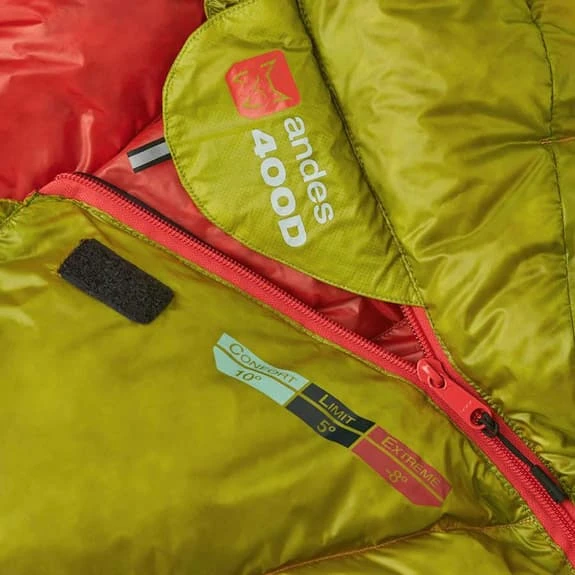 Sleeping Bag Altus Andes 400 D +10C Khaki Green 3 Sleeping Bag Altus Andes 400 D +10C Khaki Green - Image 3