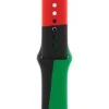 Apple Black Unity Sport Band For Apple Watch 44 Mm Black Green Red