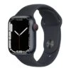 Apple Watch Series 7 GPS Cellular 41 Mm Aluminium Case Midnight Black With Black Sport Strap