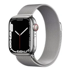 Apple Watch Series 7 GPS Cellular 41 Mm Stainless Steel Silver With Milanese Strap