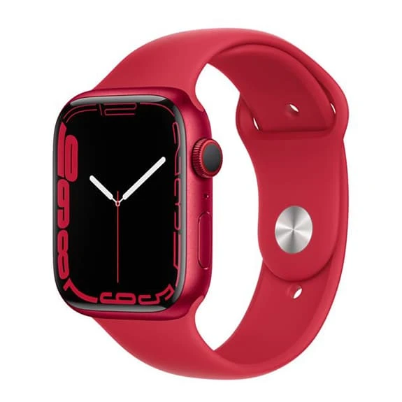 Apple Watch Series 7 GPS Cellular 45 Mm Aluminium Red With Red Sport Strap 1 Apple Watch Series 7 GPS Cellular 45 Mm Aluminium Red With Red Sport Strap