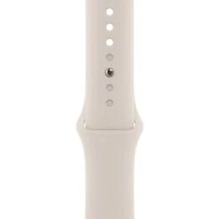 Apple Watch Series 7 GPS Cellular 45 Mm Stainless Steel Silver With White Sport Strap -Nordis Camping Shop apl mkjv3ty a 003