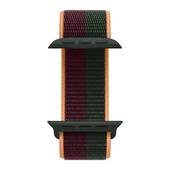 Apple Regular Loop Sport Strap For Apple Watch 41 Mm Dark Green Purple 2 Apple Regular Loop Sport Strap For Apple Watch 41 Mm Dark Green Purple - Image 2
