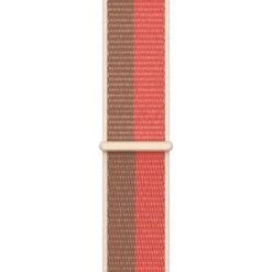 Apple Regular Loop Sport Strap For Apple Watch 45 Mm Brown Grapefruit Pink