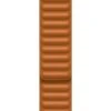 Apple Leather Link Strap For Apple Watch 41 Mm Gold Brown