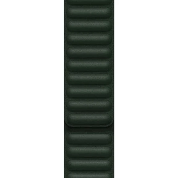 Apple Leather Link Strap For Apple Watch 45 Mm Dark Green 1 Apple Leather Link Strap For Apple Watch 45 Mm Dark Green