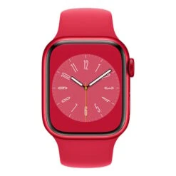 Apple Watch Series 8 GPS + Cellular 41 Mm Aluminium Red With Red Sport Strap -Nordis Camping Shop apl mnj23tya 002