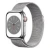 Apple Watch Series 8 GPS + Cellular 41 Mm Silver Stainless Steel With Silver Milanese Strap