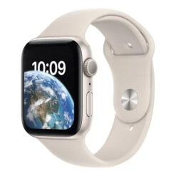 Apple Watch SE GPS + Cellular 2nd Generation 44 Mm Aluminium With White Star Sport Strap