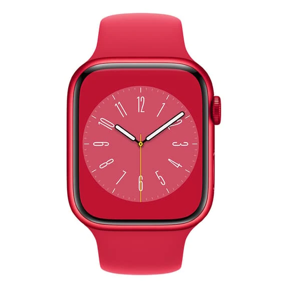 Apple Watch Series 8 GPS + Cellular 45 Mm Aluminium Red With Red Sport Strap 2 Apple Watch Series 8 GPS + Cellular 45 Mm Aluminium Red With Red Sport Strap - Image 2