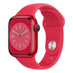 Apple Watch Series 8 GPS 41 Mm Aluminium Red With Red Sport Strap