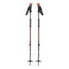 Black Diamond Equipment Traverse Ski Poles Black Red (Pair)