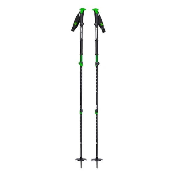 Black Diamond Traverse 3 Poles Black Green (Pair) 2 Black Diamond Traverse 3 Poles Black Green (Pair) - Image 2