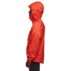 Black Diamond Treeline Rain Shell Jacket Orange -Nordis Camping Shop bd bd7450088001 003