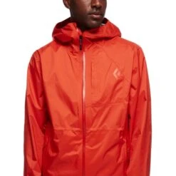 Black Diamond Treeline Rain Shell Jacket Orange -Nordis Camping Shop bd bd7450088001 004
