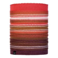 Buff Knitted Fleece Neper Neck Warmer Maroon