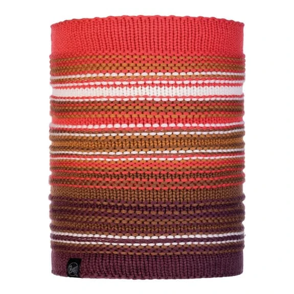 Buff Knitted Fleece Neper Neck Warmer Maroon 1 Buff Knitted Fleece Neper Neck Warmer Maroon